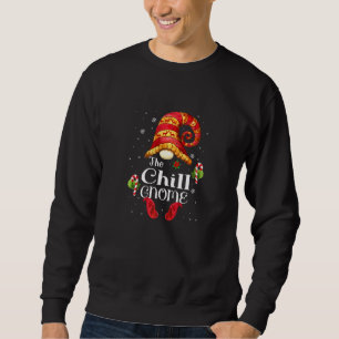 Chill Gnome Matching Family Christmas Gnome Pjs Sweatshirt