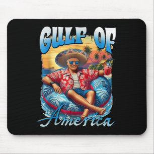 Chill Greeting From The Gulf Of Usa America Patrio Mouse Pad