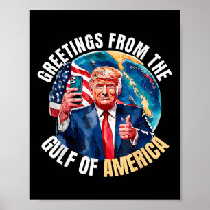 Chill Greeting From The Gulf Of Usa America Poster