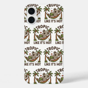 Chill Koala Vibes iPhone 16 Plus Case