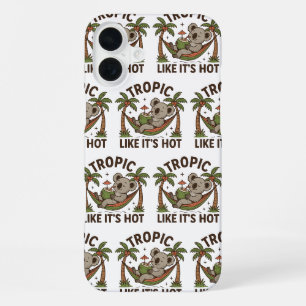 Chill Koala Vibes iPhone 16 Plus Case