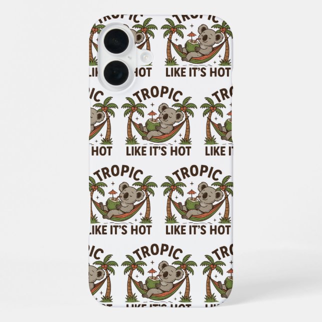  Chill Koala Vibes iPhone Case (Back)