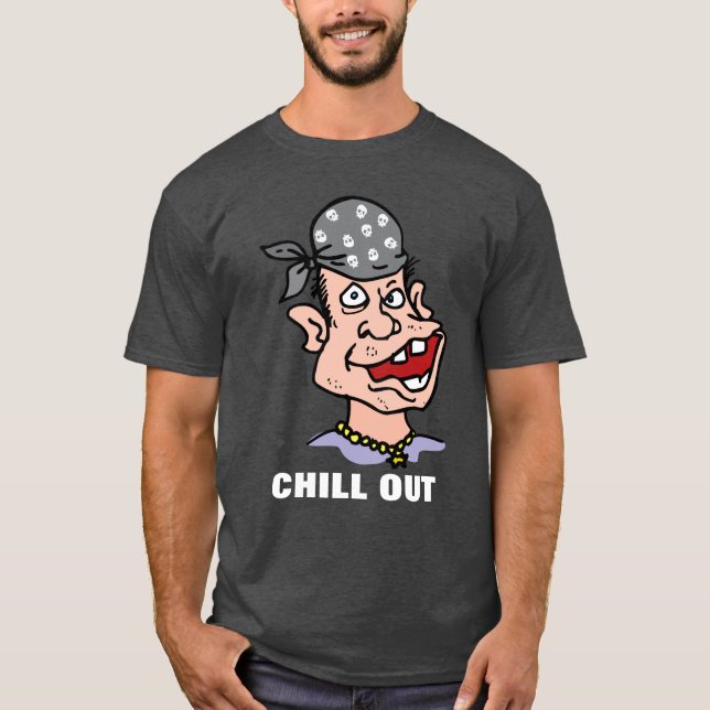 Chill-Men's Basic Dark T-Shirt (Front)