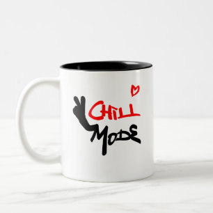 Chill Mode Activated Two-Tone Coffee Mug
