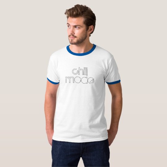 Chill Mode Distressed Type T-Shirt