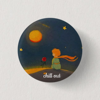 chill out  3 cm round badge