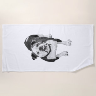 Chill Out, Bulldog Photo Towel
