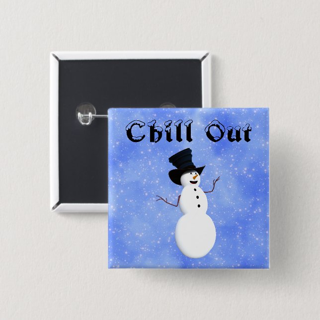Chill Out Button (Front & Back)