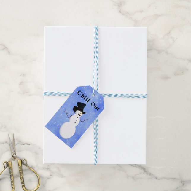 Chill Out Gift Tag (With Twine)