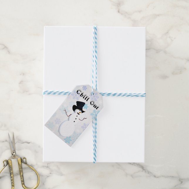 Chill Out Gift Tag (With Twine)