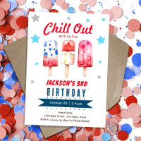 Chill Out Kids Summer Ice Pop 3rd Birthday