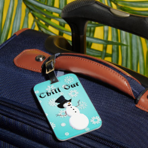 Chill Out Luggage Tag