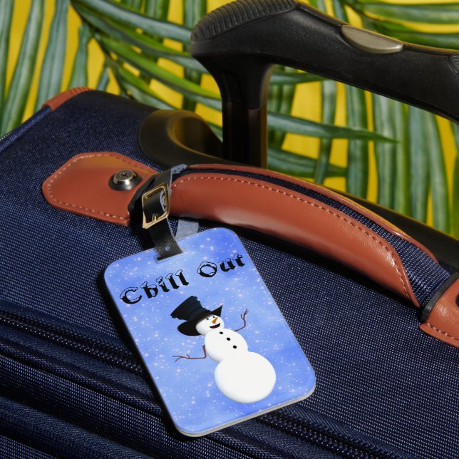 Chill Out Luggage Tag (Front Insitu 1)