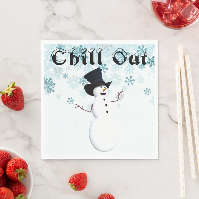 Chill Out Paper Napkin (Insitu)