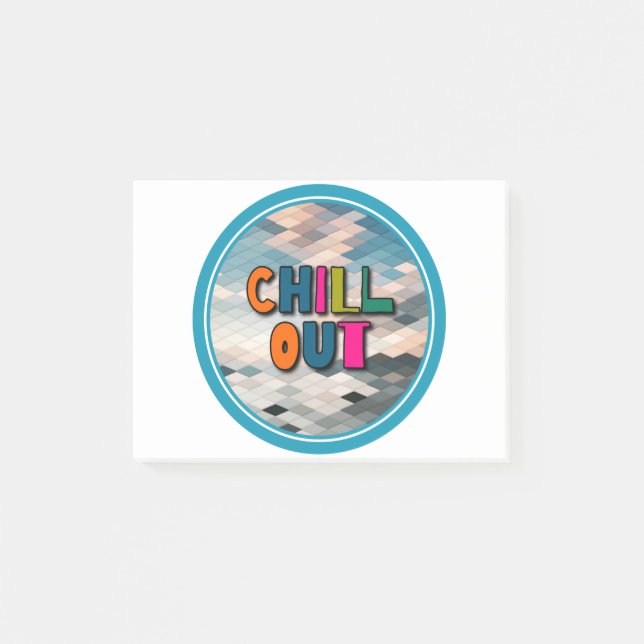 Chill out post-it notes (Front)