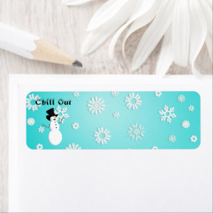 Chill Out Return Address Label