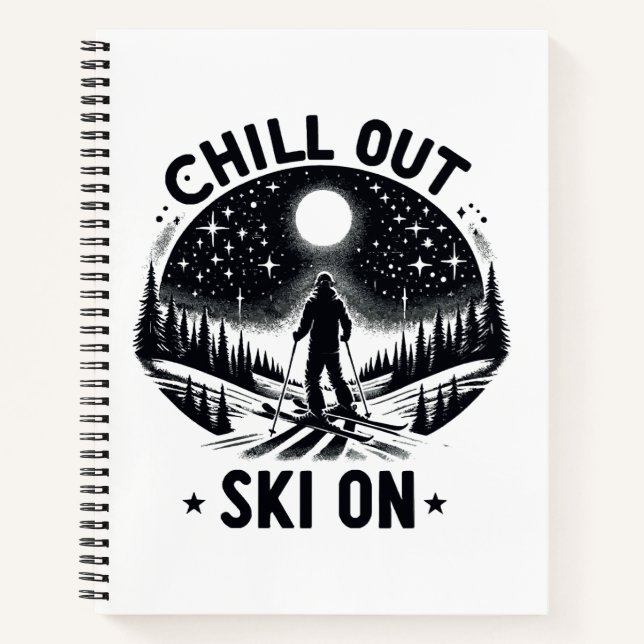 Chill out Ski on Notebook (Front)