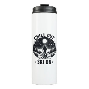 Chill out Ski on Thermal Tumbler