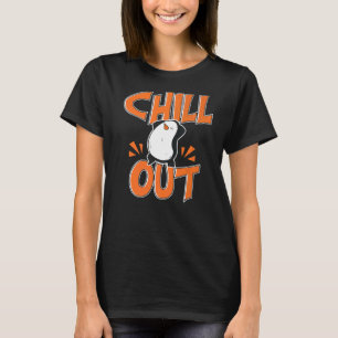 Chill Out Women Hangout Penguin Love T-Shirt