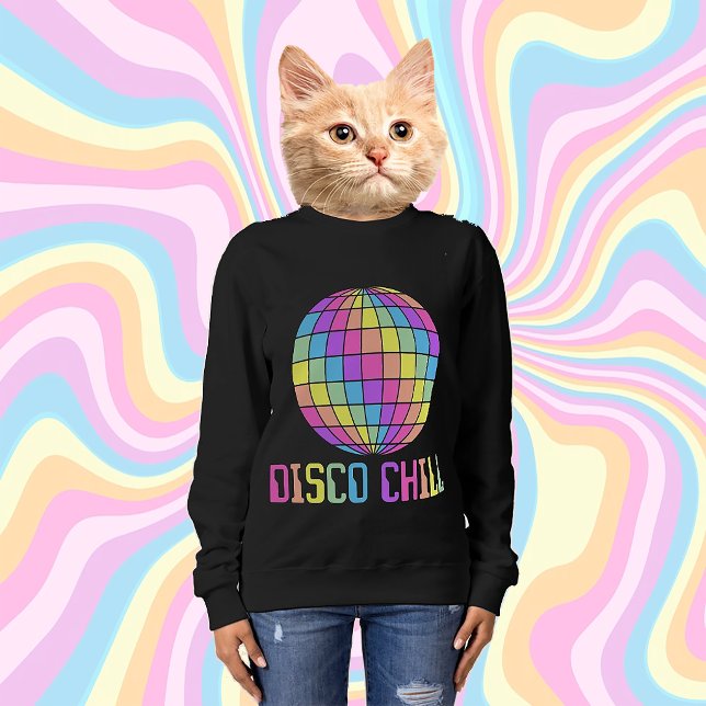 CHILL PASTEL DISCO BALL SWEATSHIRT (Creator Uploaded)