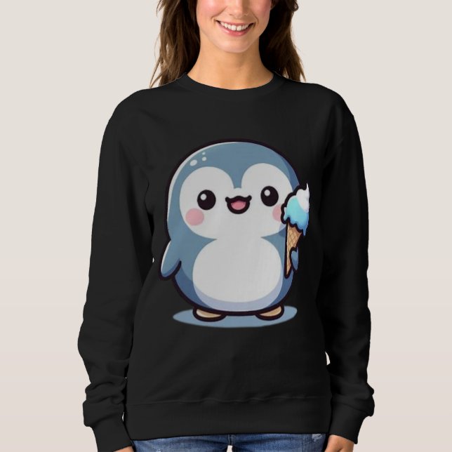 Chill Penguin – Sweetly Melting Moments Sweatshirt (Front)