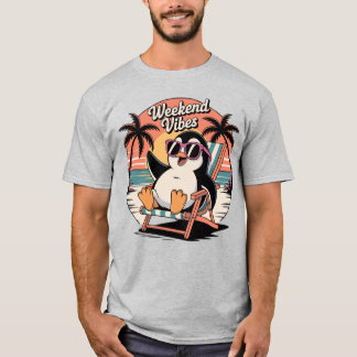 Chill Penguin – Weekend Vibes T-Shirt