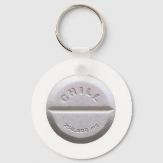 Chill Pill Key Ring