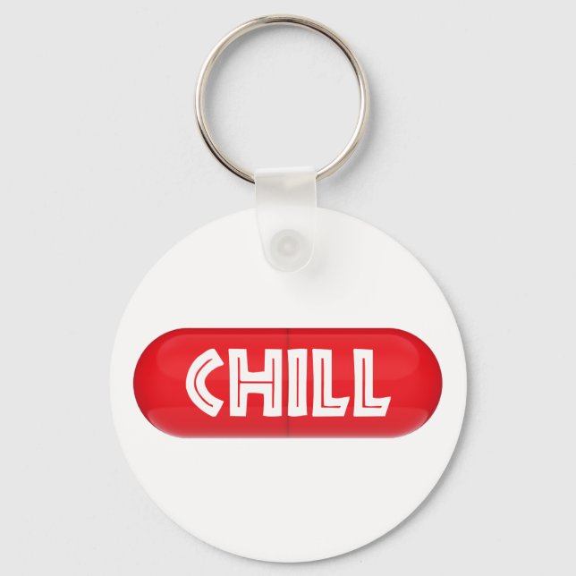 Chill Pill Key Ring (Front)