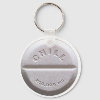 Chill Pill Key Ring