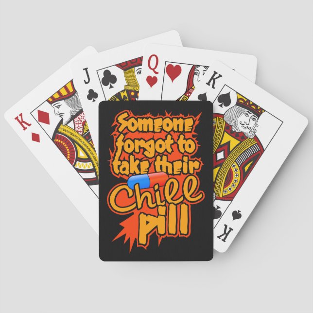 Chill Pill playing cards (Back)