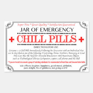 Chill Pills Label