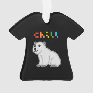 Chill Polar Bear Animal Lover Ornament