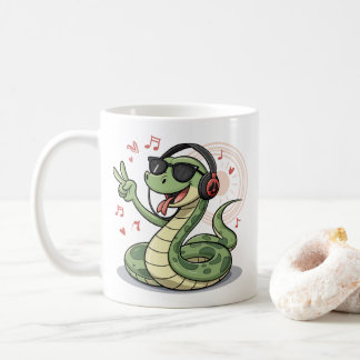 Chill Snake Tunes Funny Mugs & Cups Design
