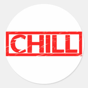 Chill Stamp Classic Round Sticker