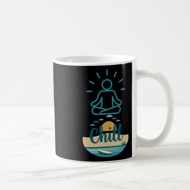 Chill Sticker  Coffee Mug (Right)
