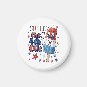 Chill the 4th out: Patriotic Popsicle Magnet