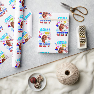 Chill The 4th Out Wrapping Paper