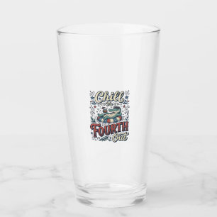 Chill The Fourth Out Alligator Patriotic Shirt Des Glass