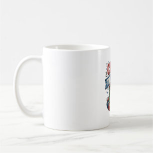 Chill The Fourth Out Funny Alligator Summer Shirt Coffee Mug