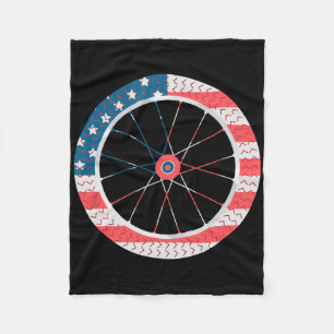 Chill The Fourth Out Funny Patriotic 4th Of July W Fleece Blanket