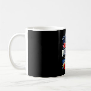 Chill the fourth out funny racoon beach vacation coffee mug