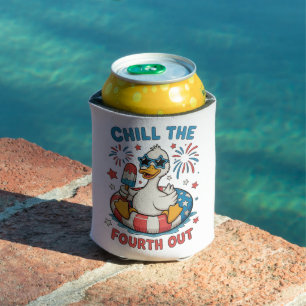 Chill The Fourth Out Goose 250th Anniversary Can Cooler