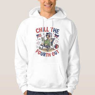 Chill The Fourth Out Turtle Summer Holiday Shirt_1 Hoodie
