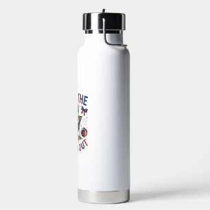Chill The Fourth Out Turtle Summer Holiday Shirt_1 Water Bottle