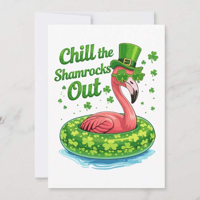 Chill The Shamrocks Out Funny  St Patrick’s Day (Front)