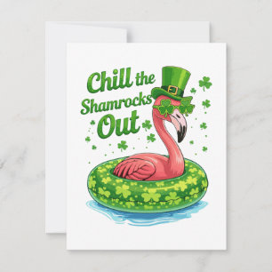 Chill The Shamrocks Out Funny St Patrick’s Day Card
