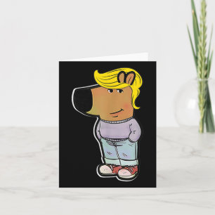 Chill Trump Meme Funny Chill Guys Meme  Card