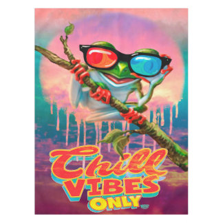 Chill Vibes Frog 3D Glasses | Frog Fleece Blanket Tablecloth