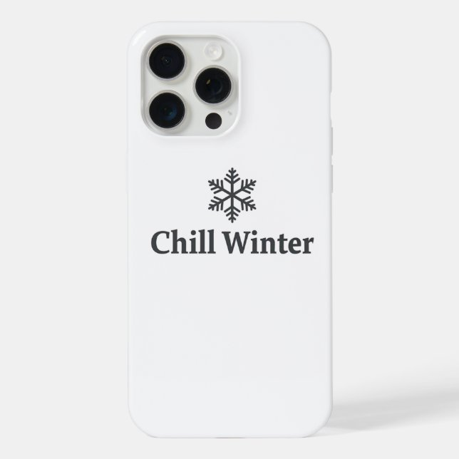 Chill Winter iPhone Case (Back)