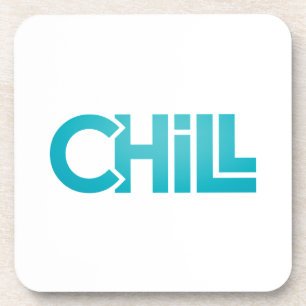 Chill Zen Minimalist Graphic Tee   Meditation Yoga Coaster